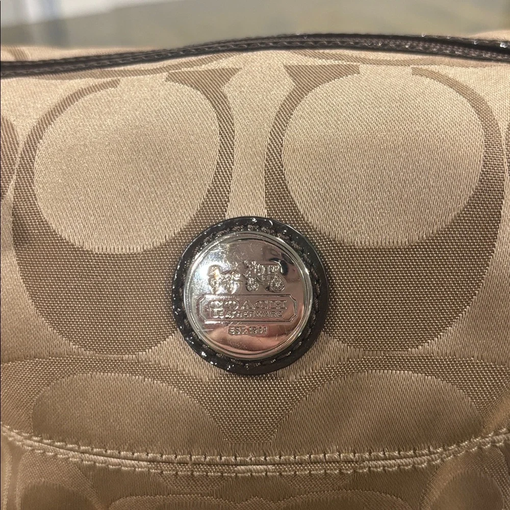 Coach Alex Signature Sateen Top Handle Bag - Picture 5 of 17